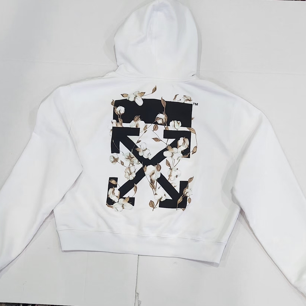 Off-White White Graphic Hoodie